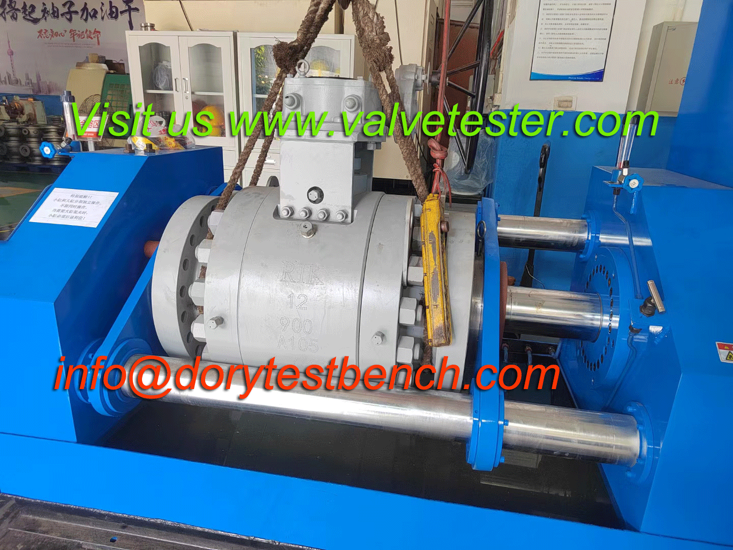 Trunnion Mounted Ball Valve Test Bench